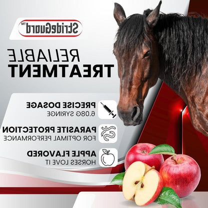 Horse Ivermectin Paste 1.87% Apple Flavored Oral Dewormer Syringe